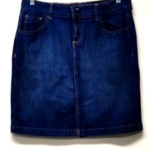 Old Navy mini stone washed blue skirt Size: 12